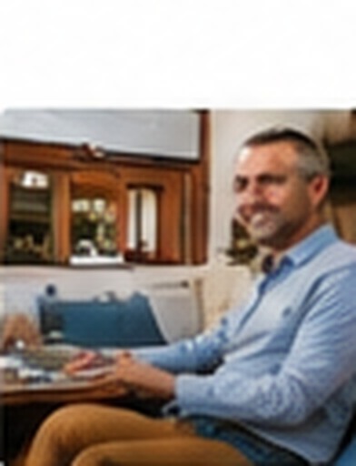 Man sitting at home